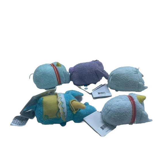 Dumbo Disney Tsum Tsum Plush Lot of 5 Rare Variations - Picture 11 of 16